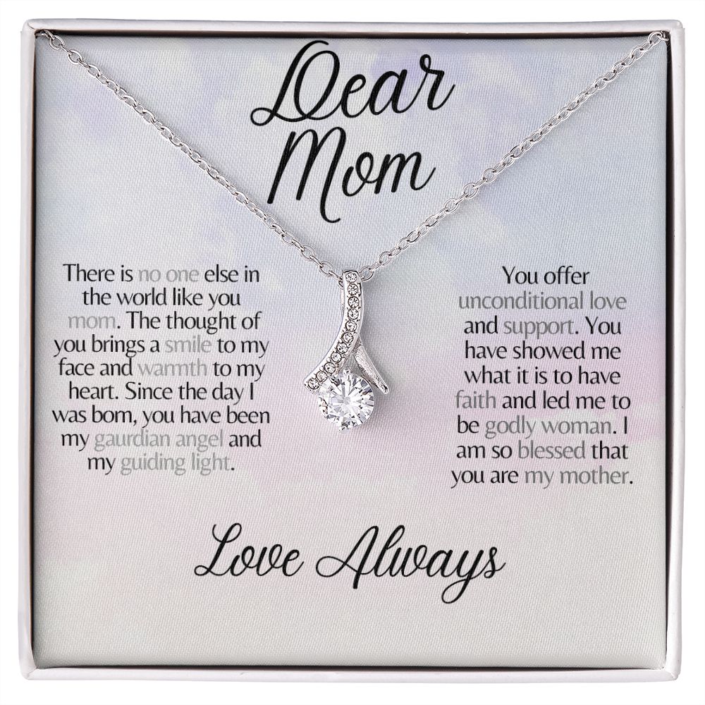 Beauty Necklace Dear Mom from child