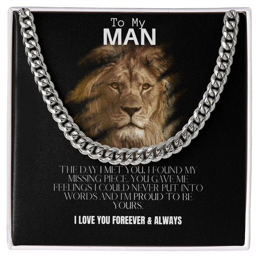 Cuban link My Man Lion