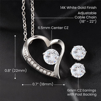 Bonus Mom Heart necklace