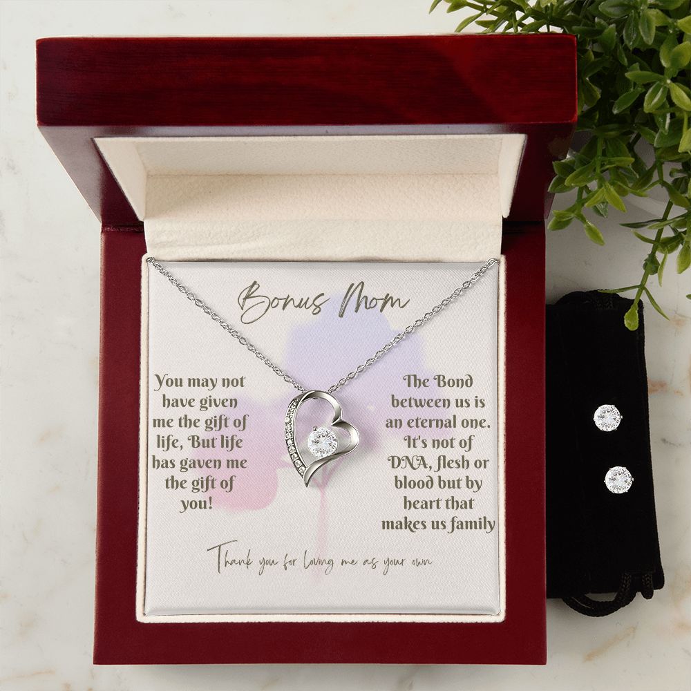 Bonus Mom Heart necklace
